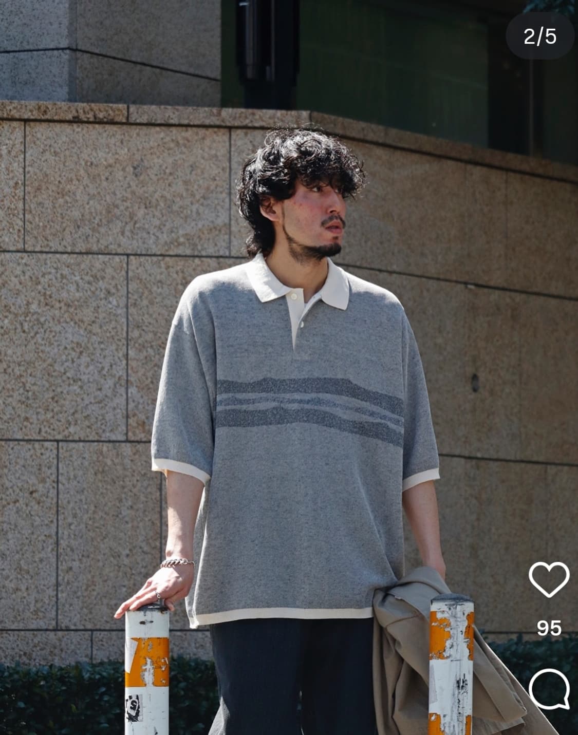 나나미카 25 스웨터 폴로 XL 상품이미지1