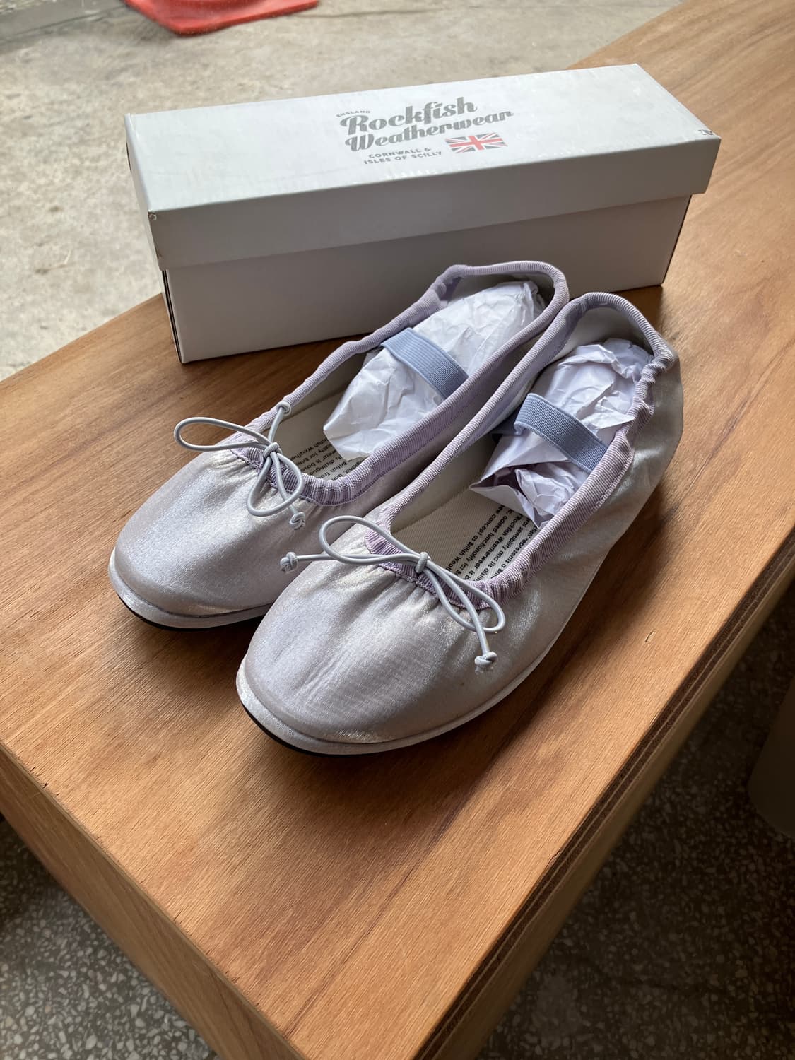 락피쉬 플랫슈즈 퍼플 상품이미지2