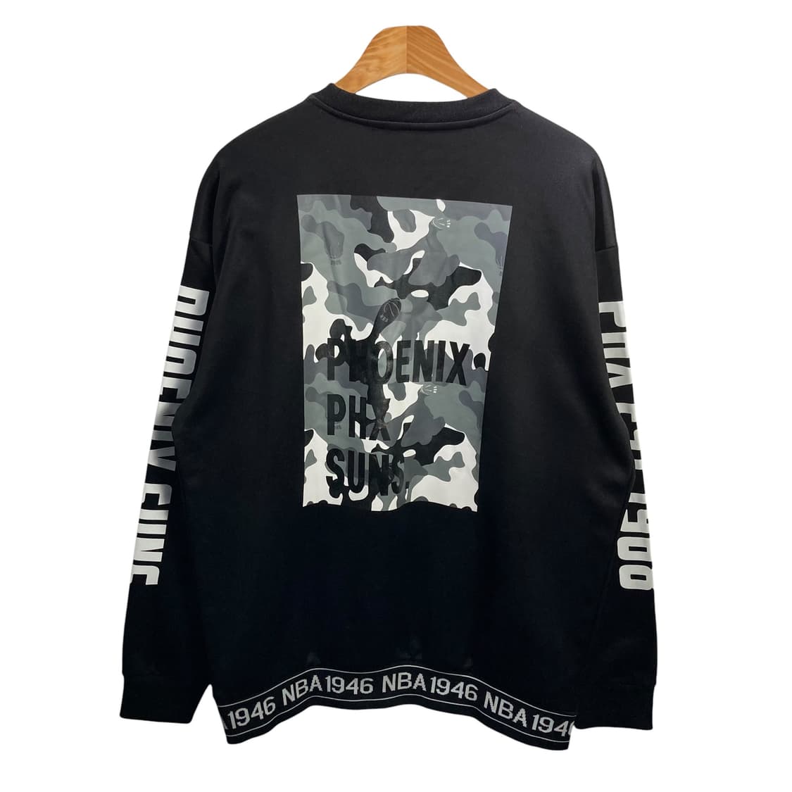 NBA 사이드라인 프린팅 블랙 맨투맨 상품이미지4