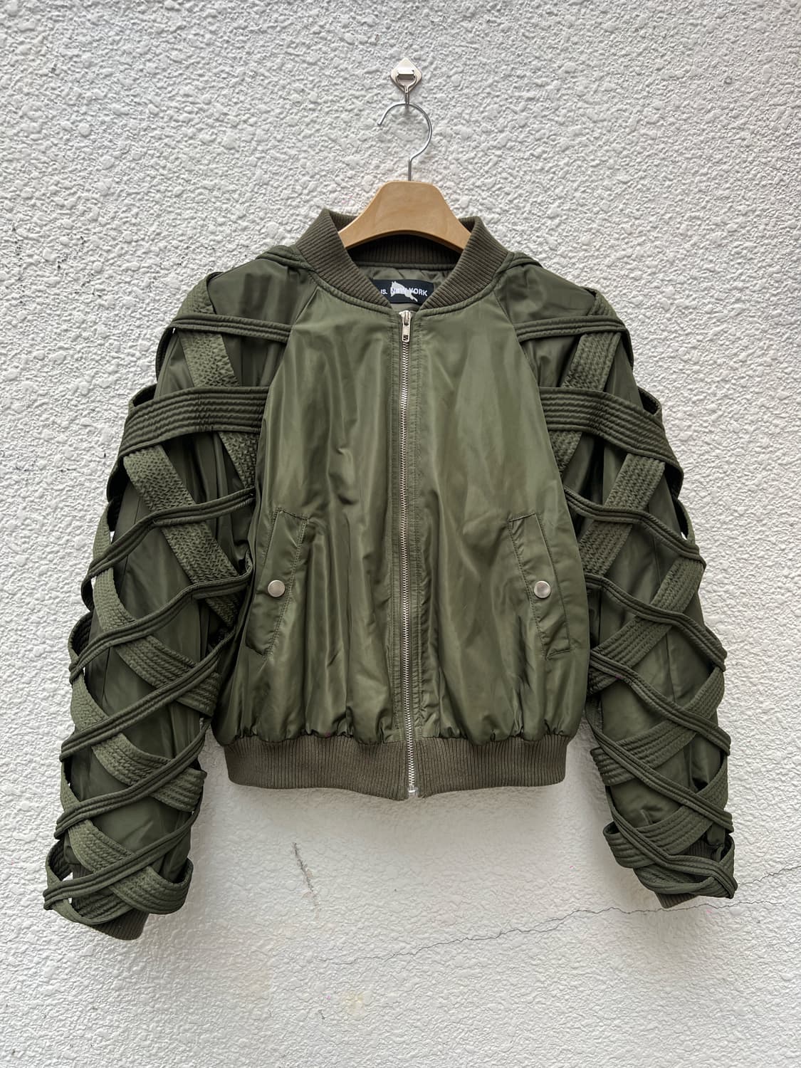 IS NEW YORK 랩 디테일 봄버 자켓 상품이미지1