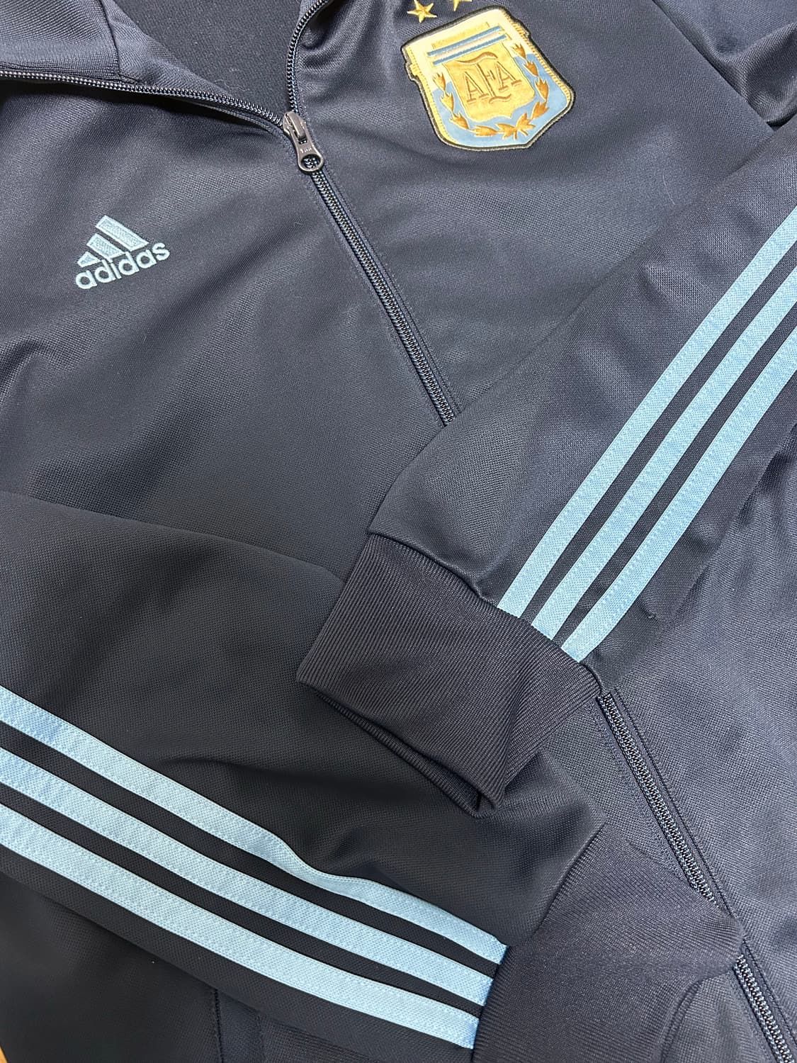 아디다스 아르헨티나 네이비 스카이블루 트랙탑 져지 상품이미지5