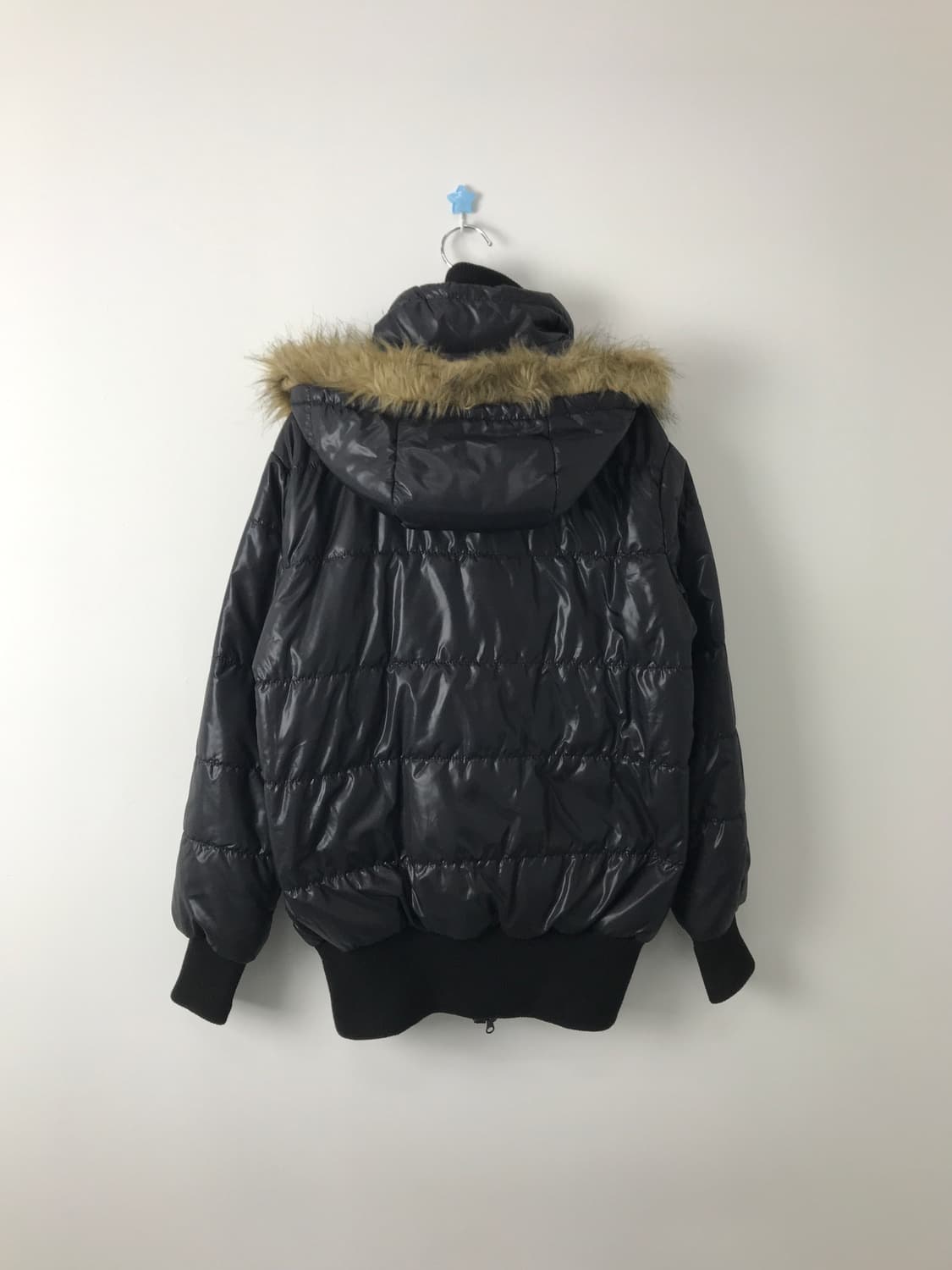 'Grail' Glosy Fur Hood Padded Jacket 상품이미지5