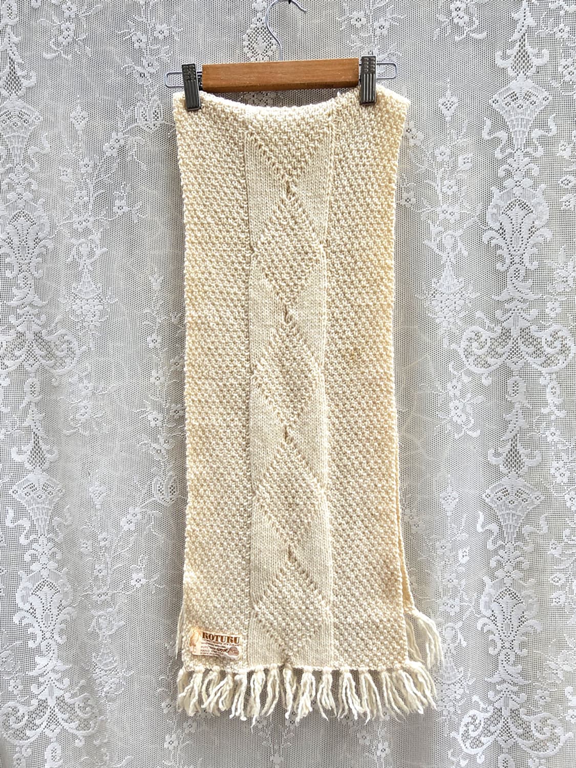 핸드메이드 뉴질랜드 뉴 울 케이블 머플러 상품이미지1