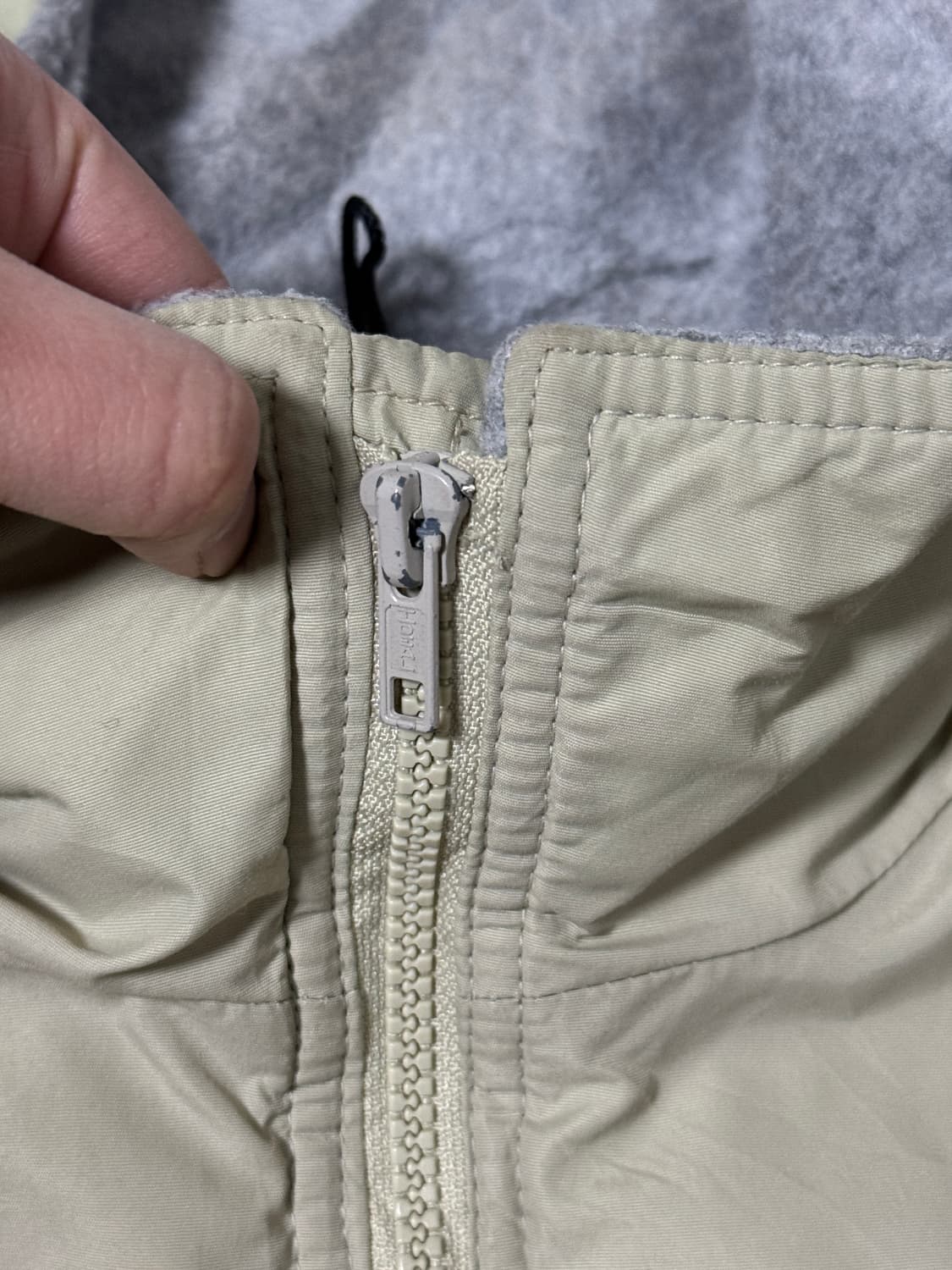 80s usa 엘엘빈 나일론 웜업 자켓 안감 플리스  상품이미지5