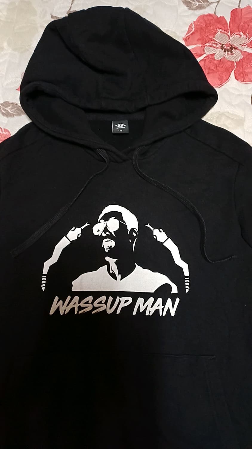 엄브로 와썹맨 후드 실측105 가슴59 기장73 상품이미지2