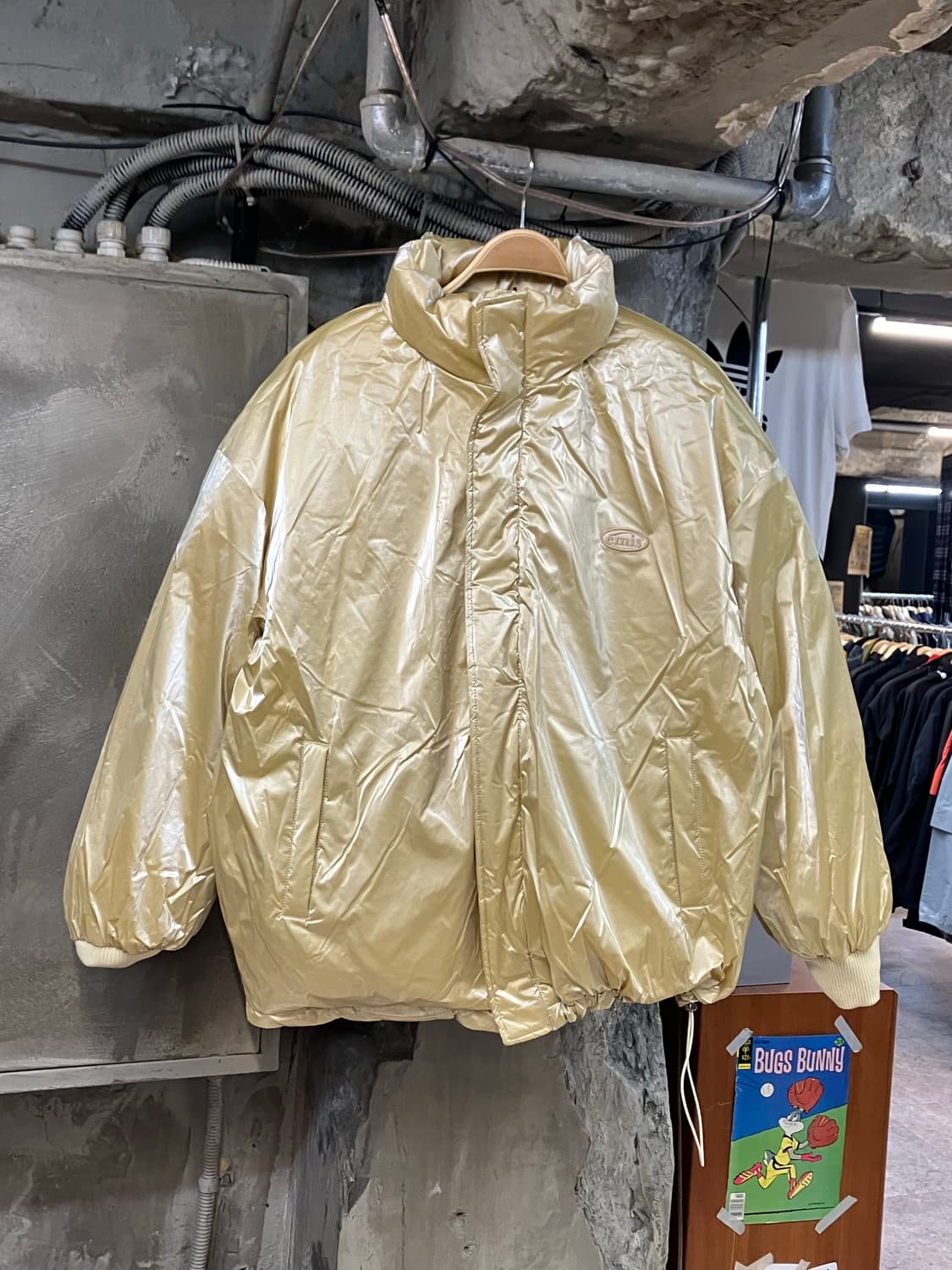 이미스 리버시블 패딩 골드 옐로우 M   #csz2023 상품이미지3