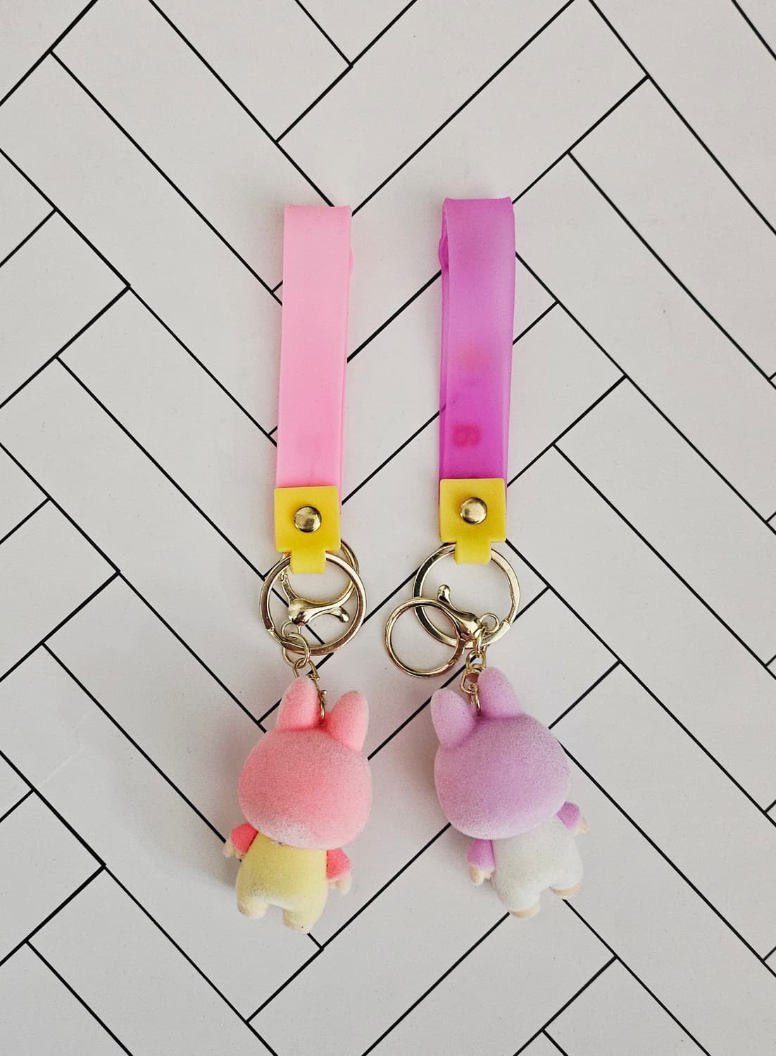 라부부 스타일 토끼 키링 2종 세트(미사용 새상품) | 15,000원 상품이미지2