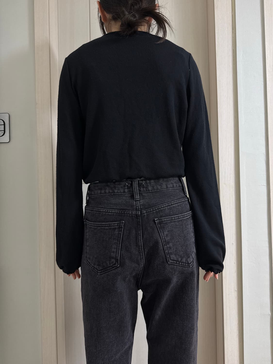 미니포에 키치 소피아 가디건🐰🖤 상품이미지3