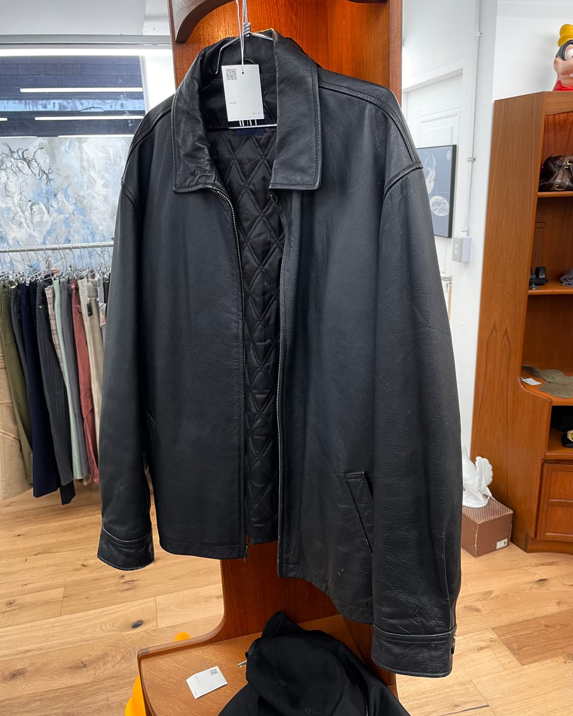 [L] old GAP 올드갭 레더 자켓 상품이미지6