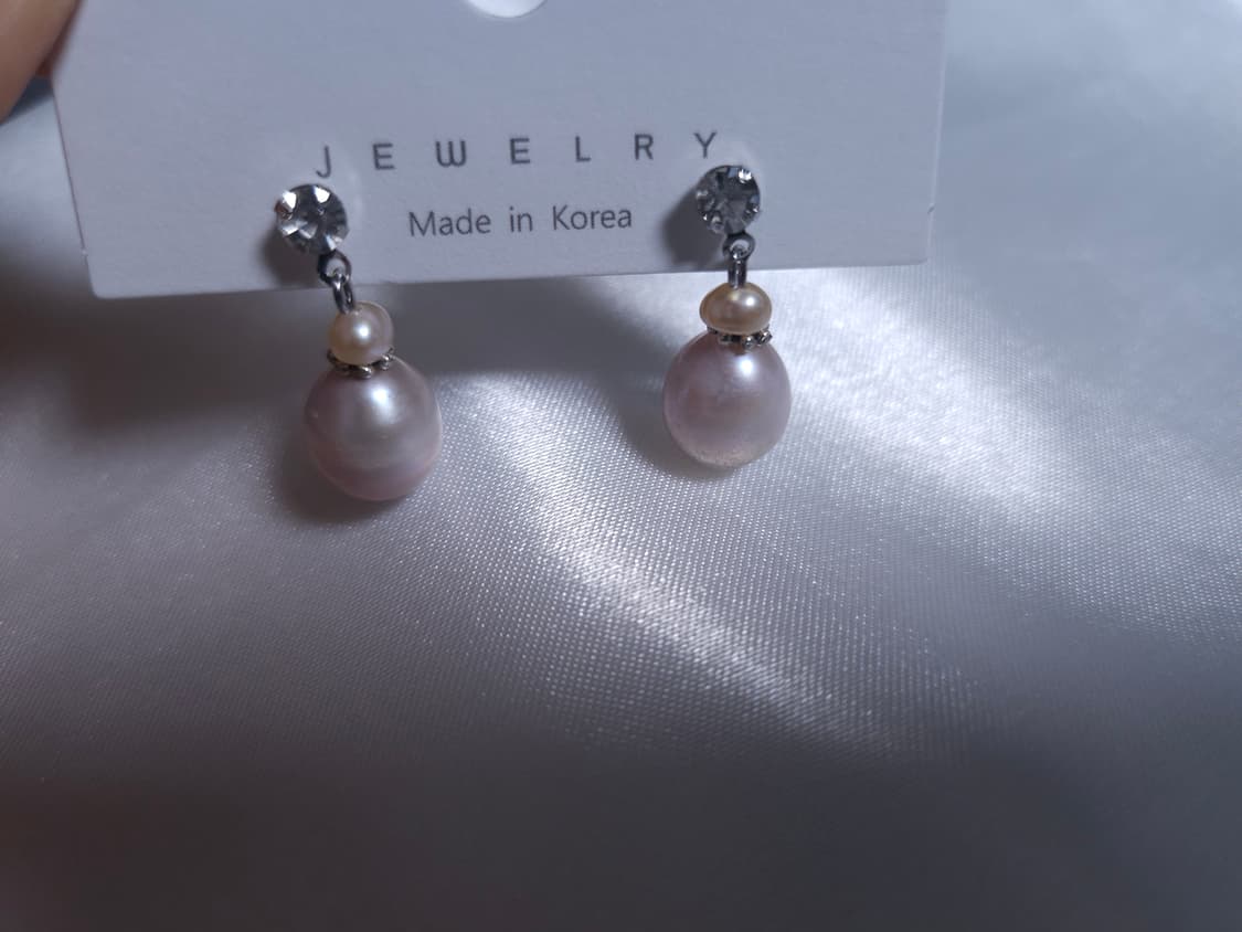 드롭 담수진주 귀걸이 상품이미지5