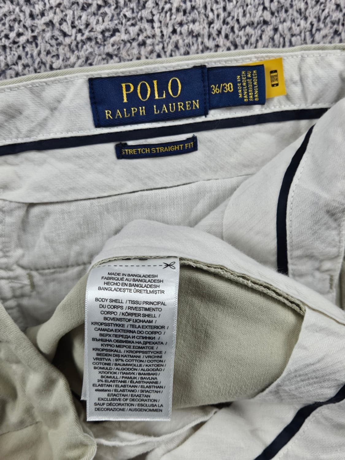폴로랄프로렌 스트레치 스트레이트 코튼 치노 팬츠 (36X30)/11436 상품이미지7