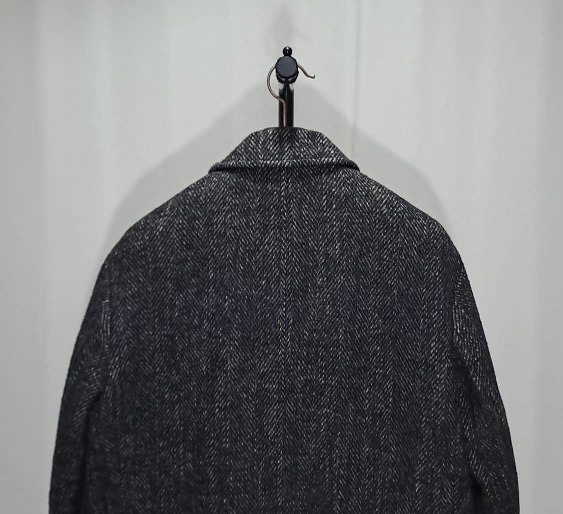 (택포) 지이크 23FW 헤링본 오버핏 더블 코트 A981 상품이미지5