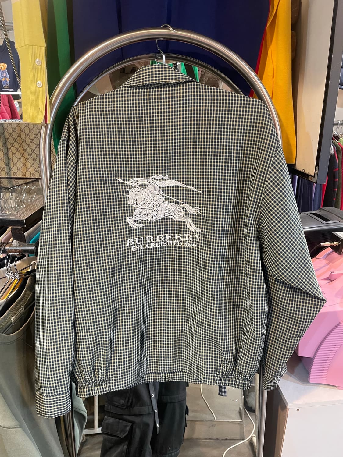 버버리 90‘s 아카이브 블루종 상품이미지3