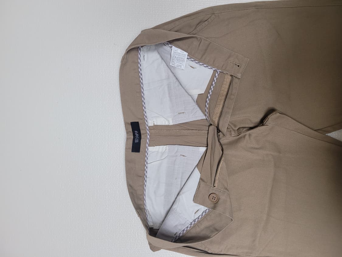 스텝 STAFF 남자 클래식 면바지 32 베이지 상품이미지5