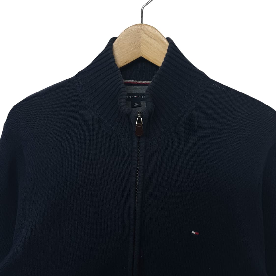 타미힐피거 스몰로고 풀오버 니트집업 상품이미지2