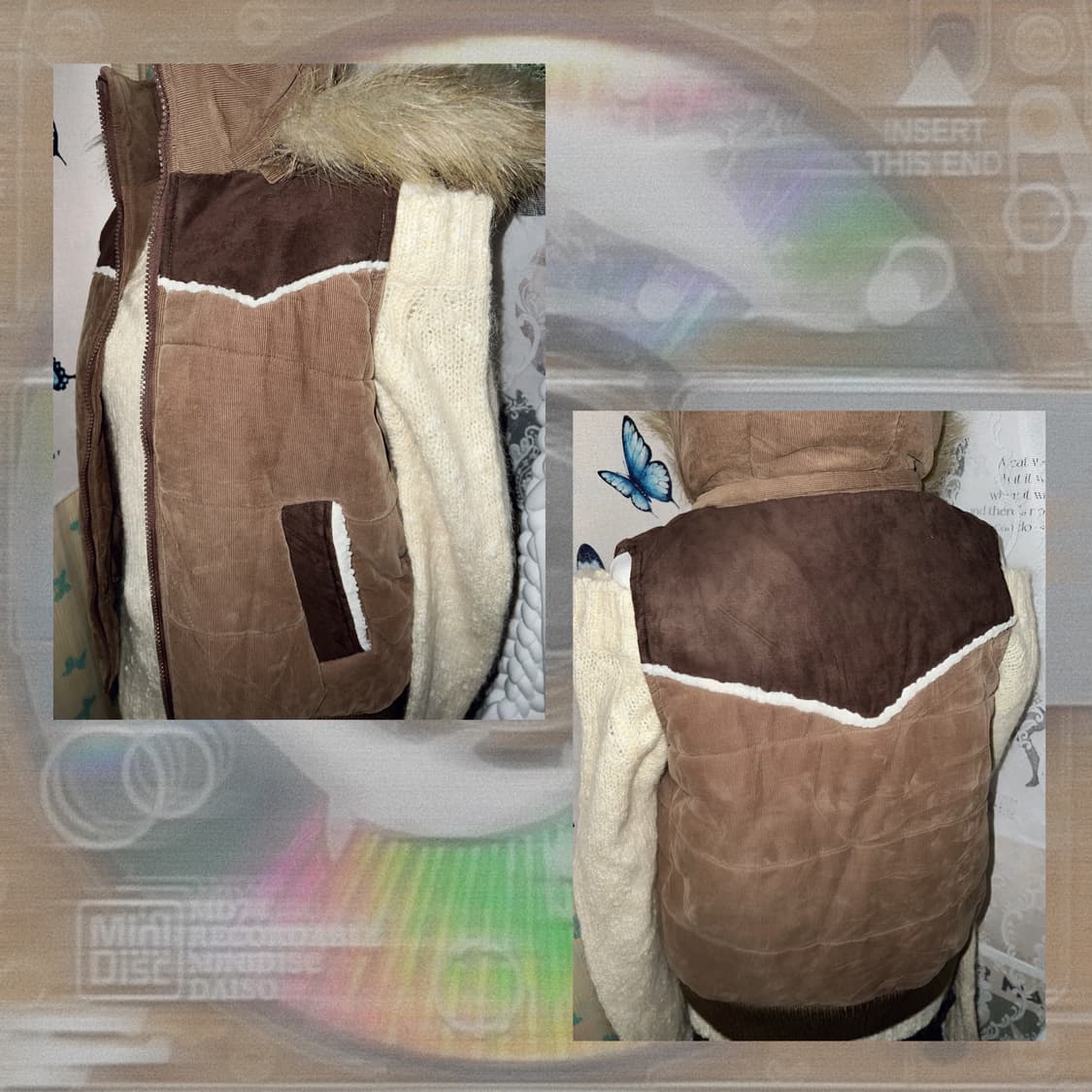 웨스턴 무드 패딩 베스트 상품이미지7