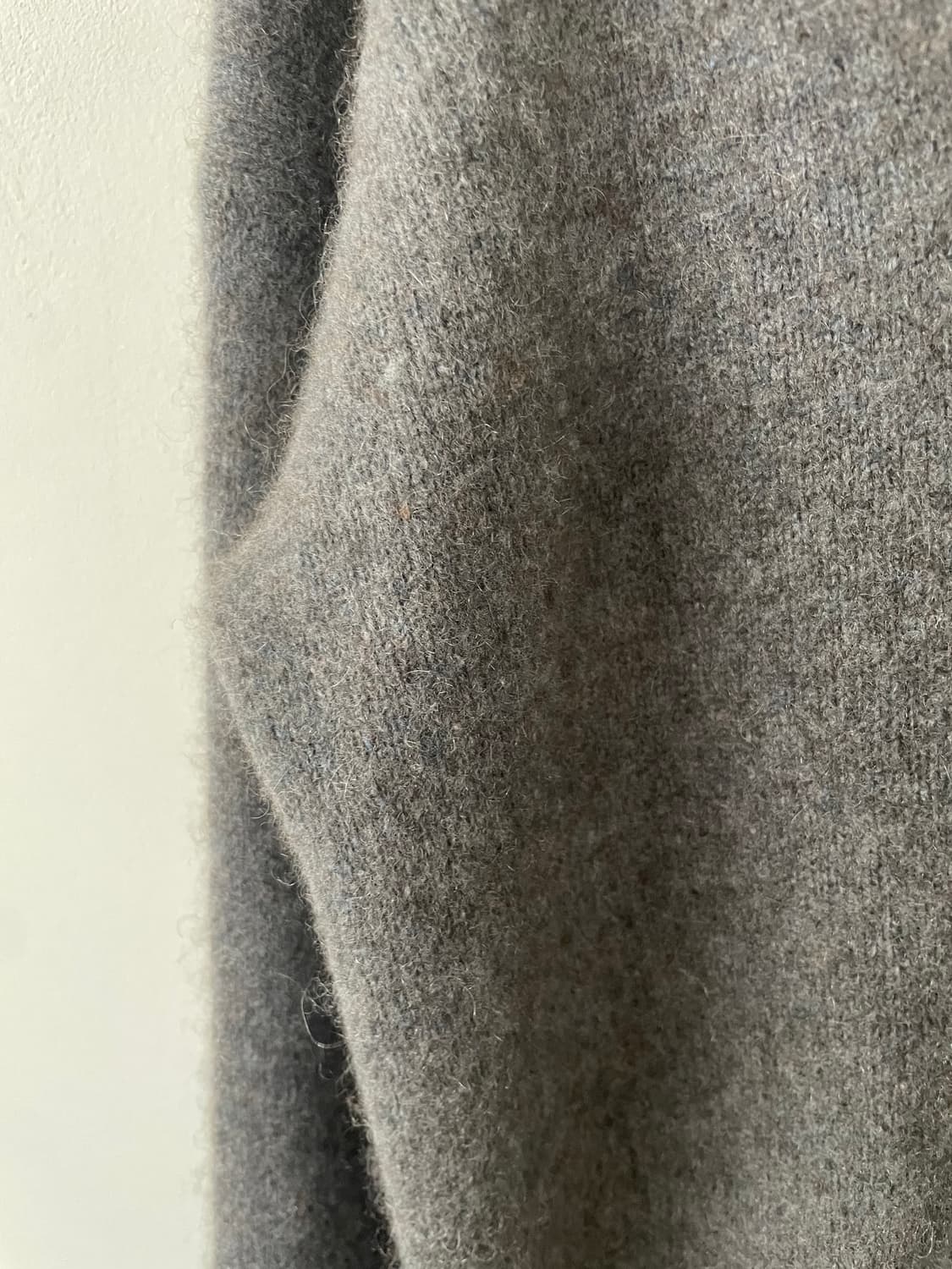 vintage gray-brown v neck wool knit 상품이미지4