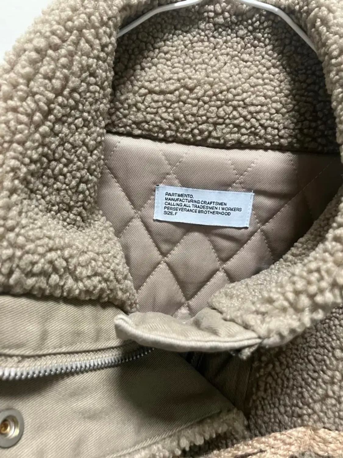 파르티멘토 플러피 숏자켓 뽀글이 코트 상품이미지5