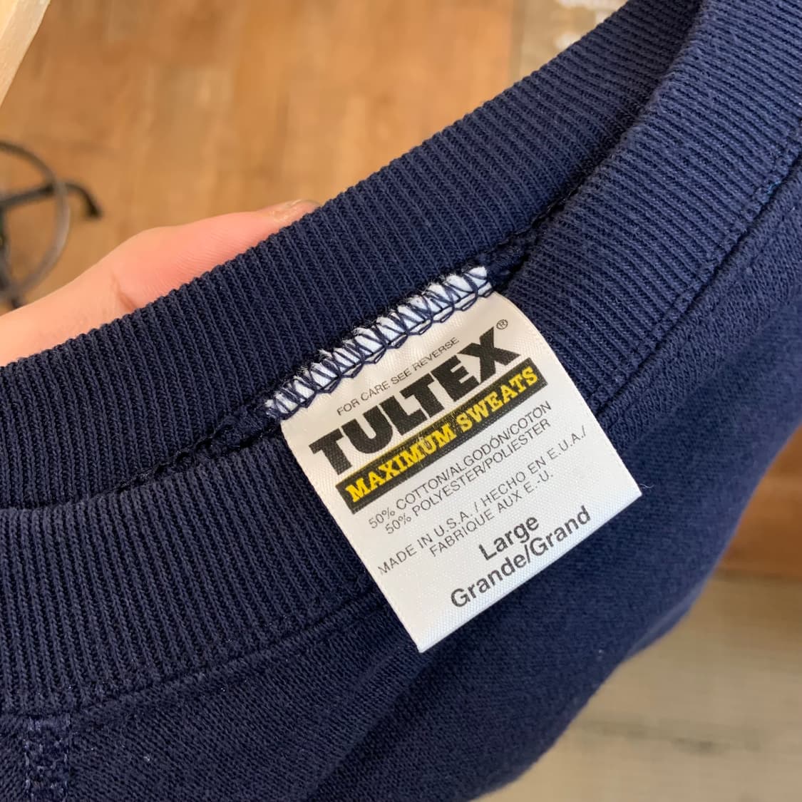 90s tultex 사 50/50 스웻셔츠 상품이미지4