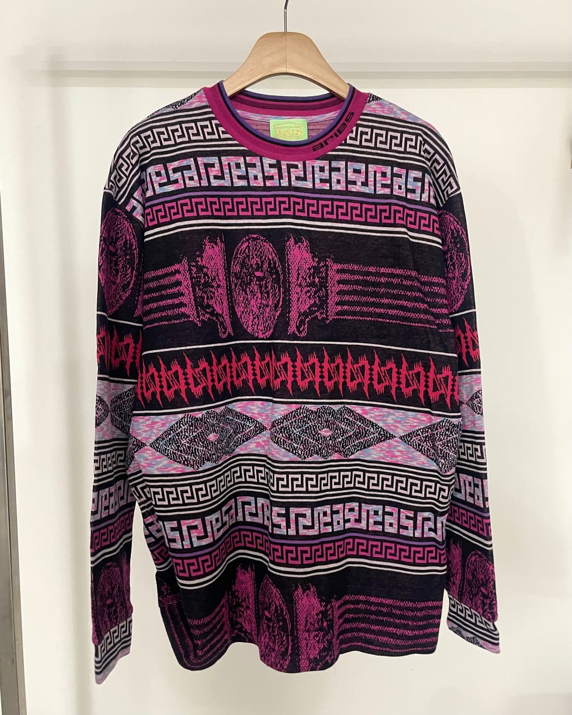 Aries 긴팔: Column Jacquard Cotton L/S 상품이미지2