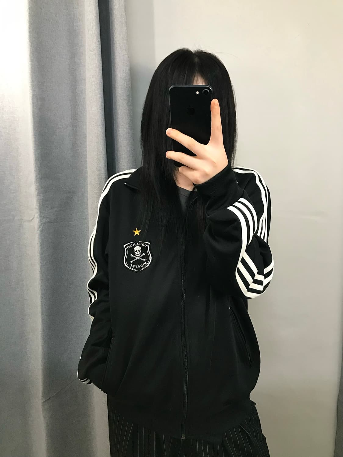 [정품]아디다스 오리지널스 × 올랜도 파이리츠 트랙탑 블랙 상품이미지1