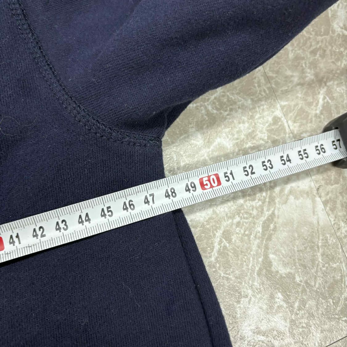 Gap 갭 네이비&화이트 스웻 후드집업 희귀져지 상품이미지7