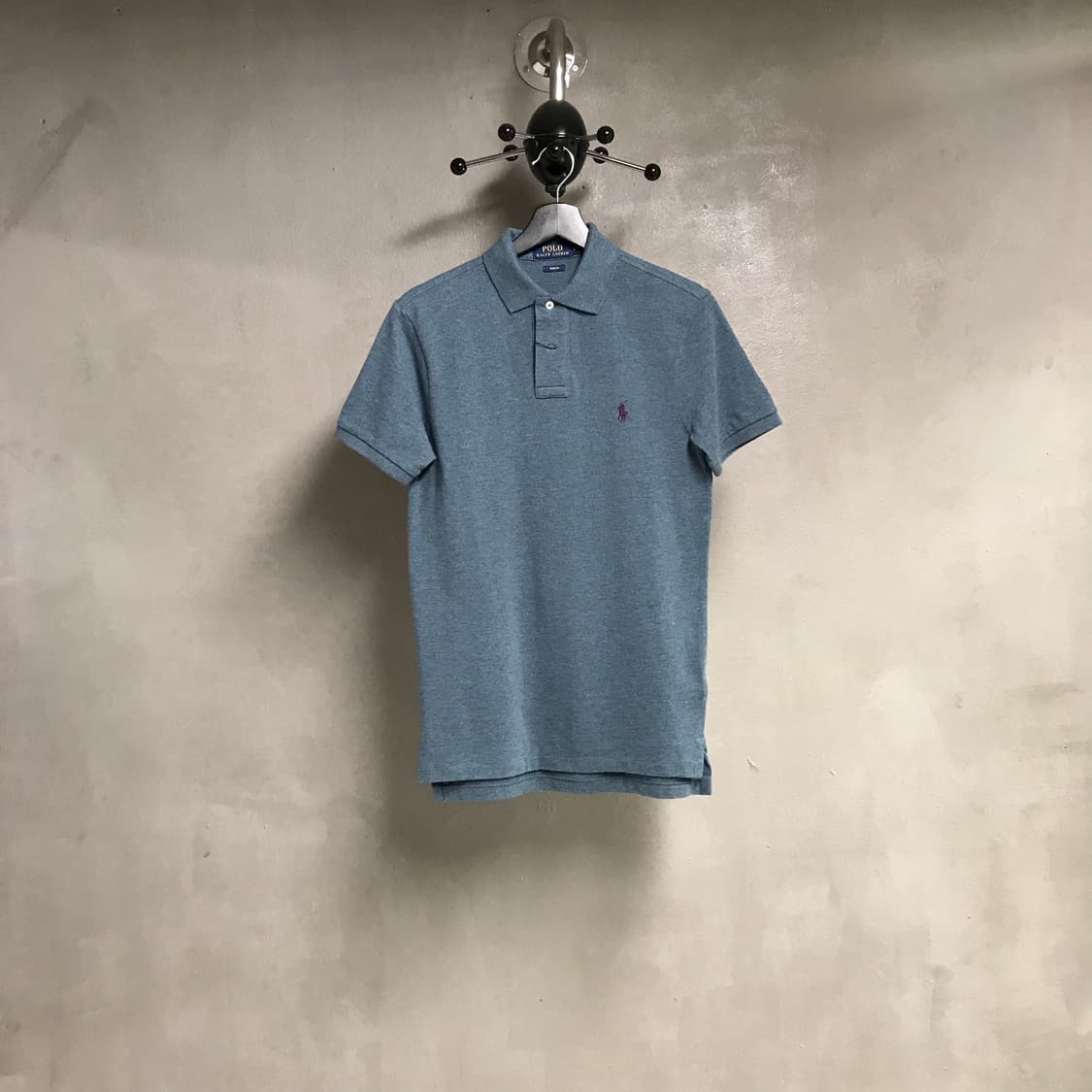 폴로 랄프로렌 PK 반팔 카라티 블루 S 상품이미지1