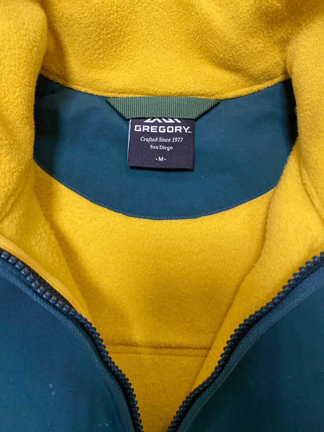 그레고리 GREGORY 플리스 자켓 옐로우 M 상품이미지3