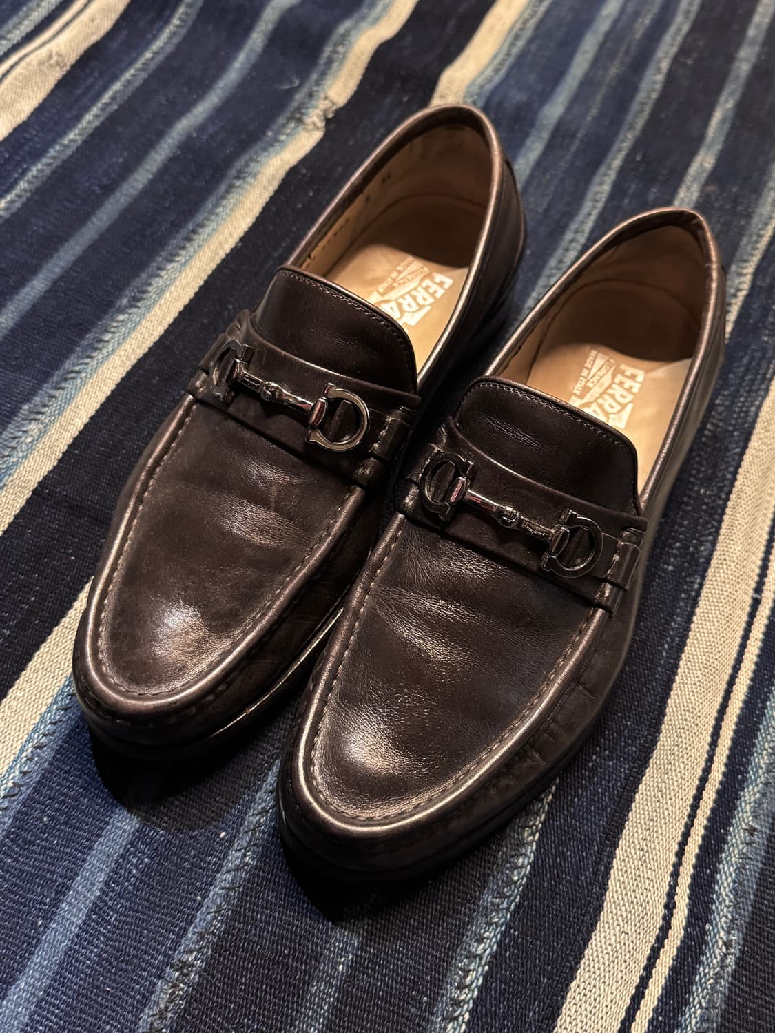 260mm ) FERRAGAMO Gancini Loafer 상품이미지2