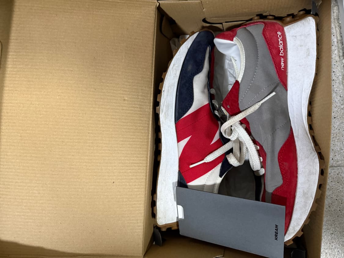 뉴발란스 327 레드 검 280 상품이미지1