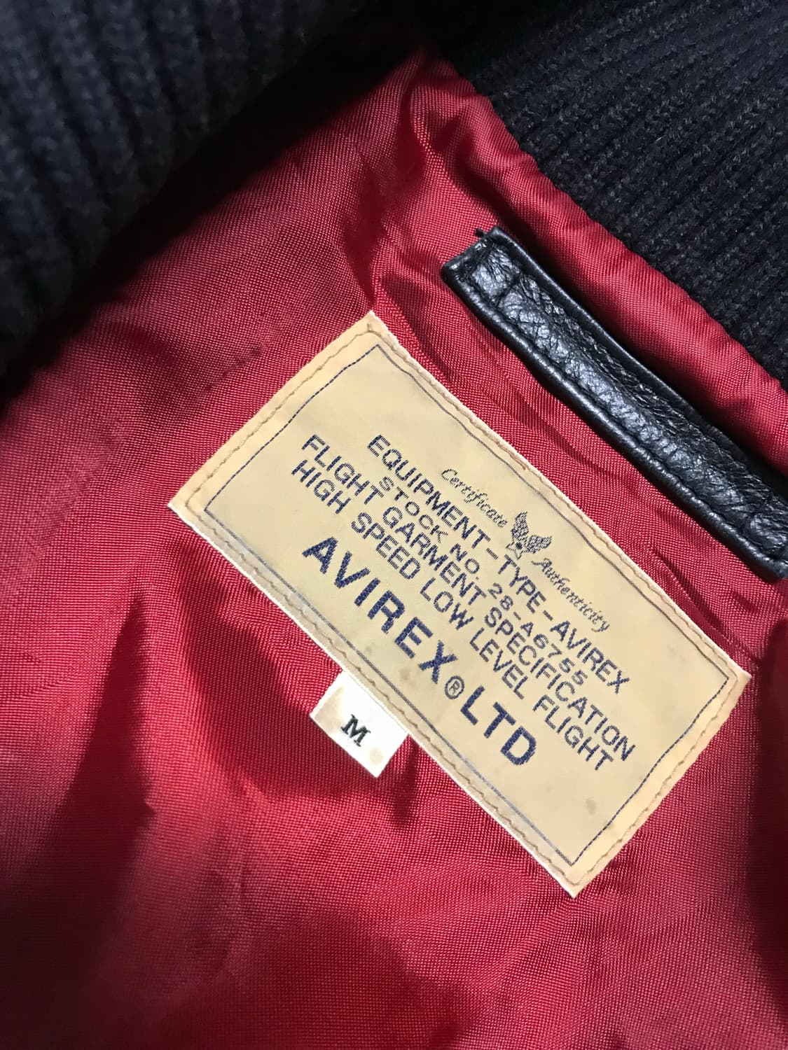 Avirex leather jacket 상품이미지2