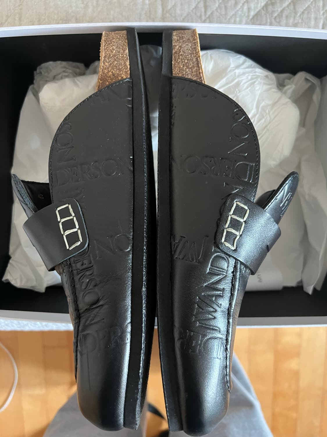 JW앤더슨 블랙 뮬 로퍼 42 상품이미지2