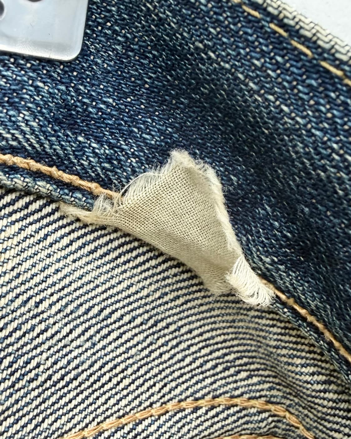 슈가케인 리빌드 패치워크 인디고 데님 팬츠 상품이미지6