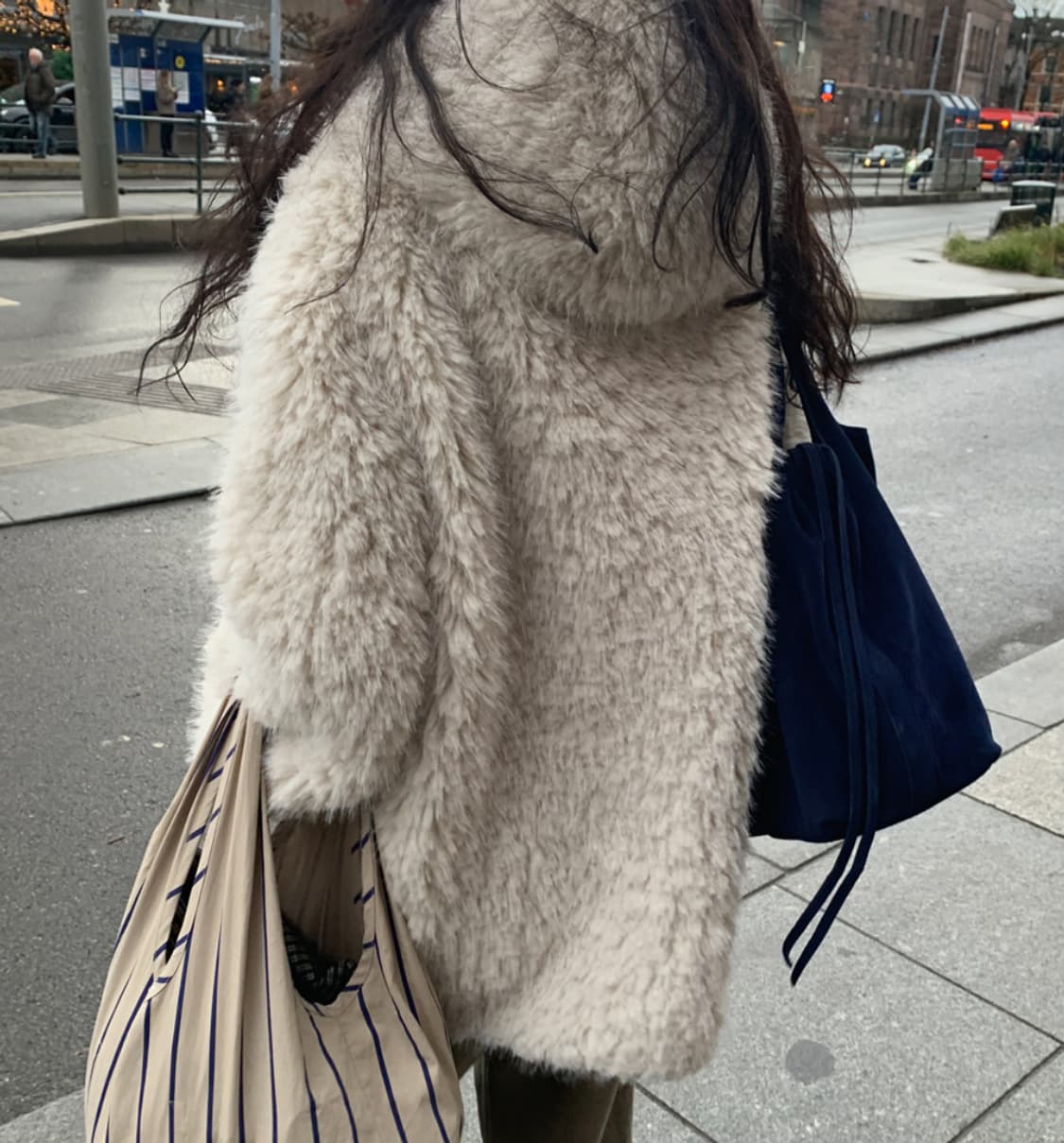 메이비베이비 퍼 코트 상품이미지2