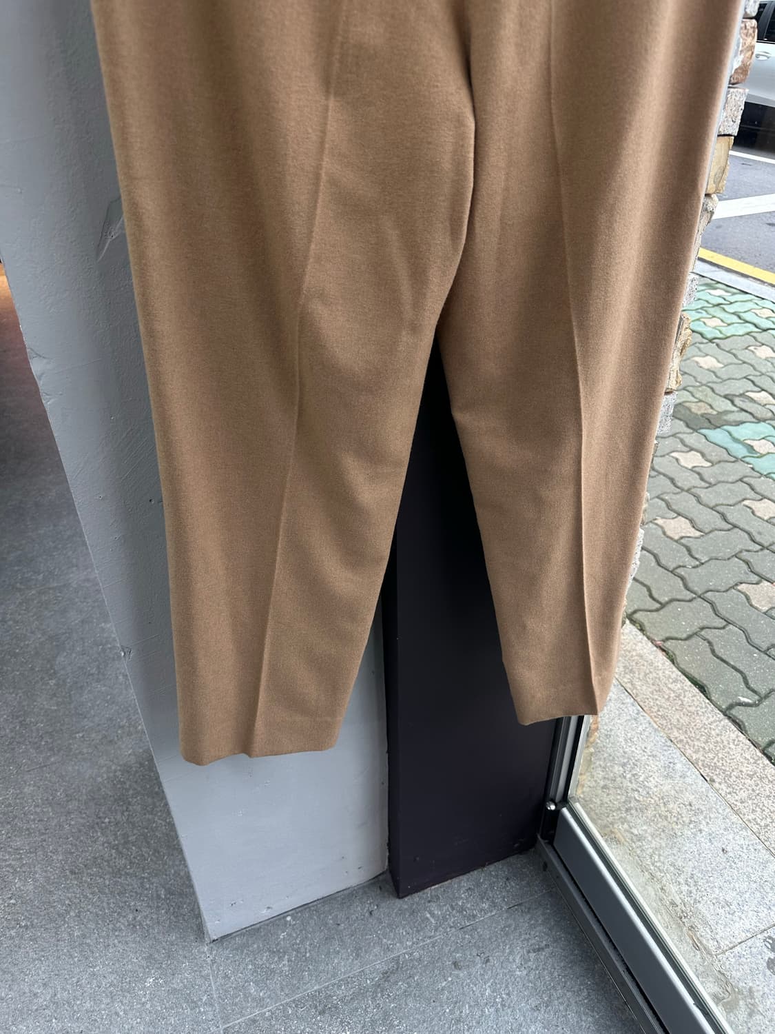 FR44/ 에르메스 CamelHair 쇼컬렉션 와이드 팬츠 상품이미지8
