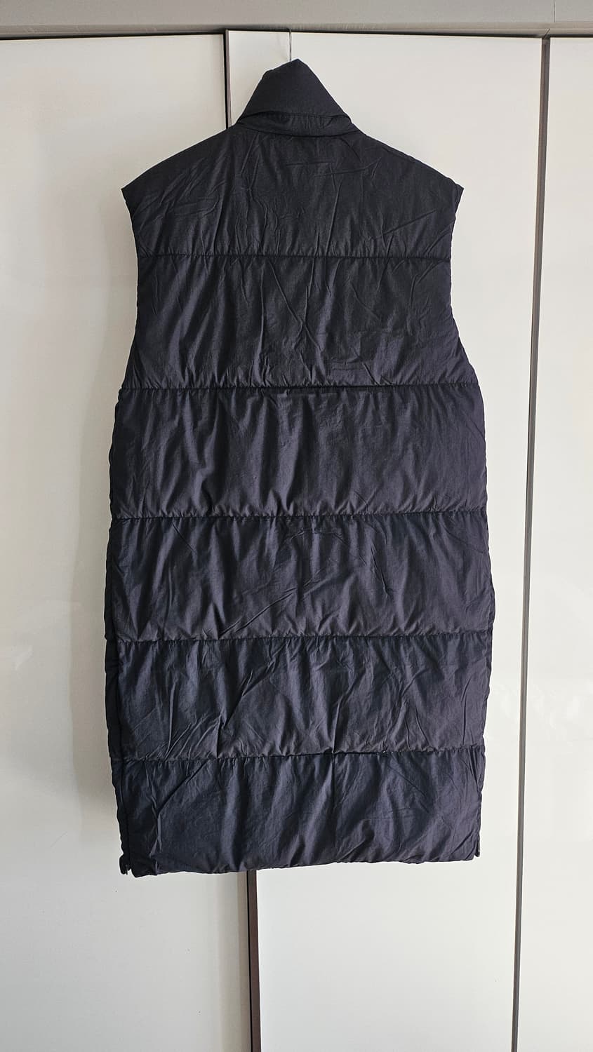 (정품)솔리드 옴므 하이넥 구스다운 패딩 조끼 (46/95) 상품이미지2