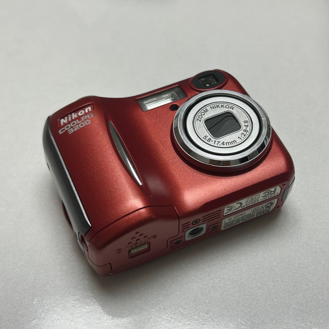 작례O) 니콘 쿨픽스 3200 레드 빈티지 디카 상품이미지1