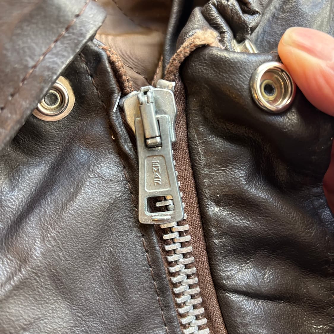 70년대 미국 시어스 더 레더샵 a-2 플라이트 자켓 상품이미지7