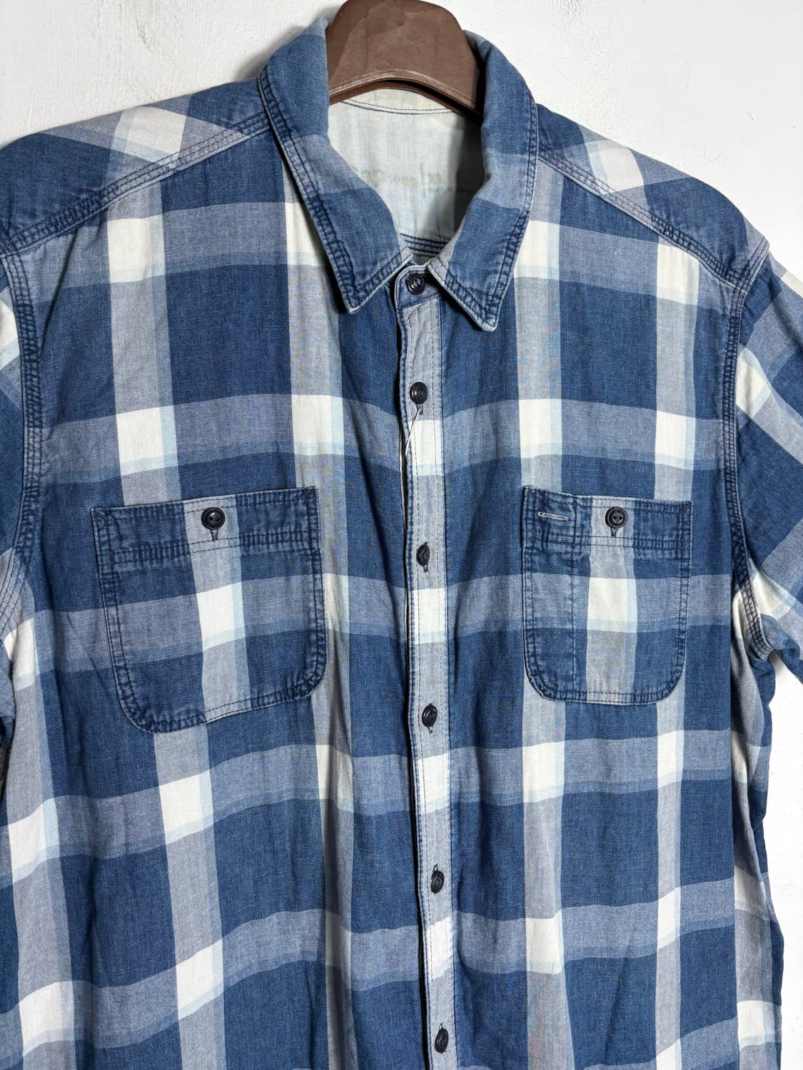 갭 체크 반팔 셔츠 상품이미지3