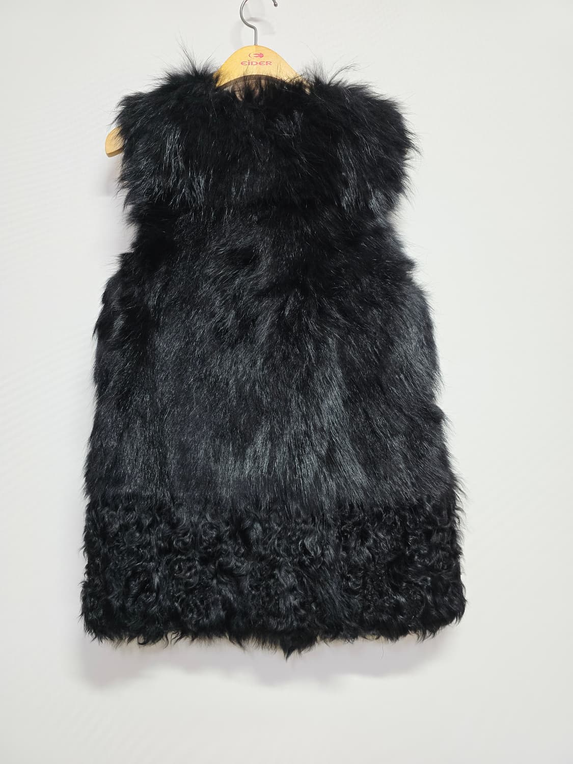 kenneth lady블랙 퍼 베스트 조끼 상품이미지5