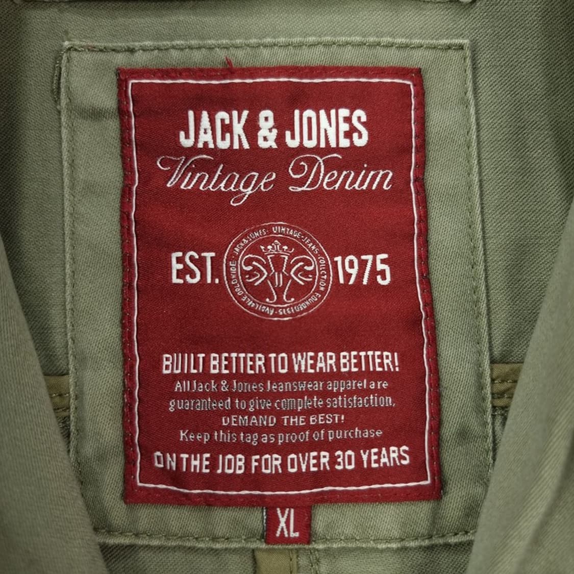 [잭앤존스] 빈티지 가공 밀리터리 자켓 M19009 상품이미지8