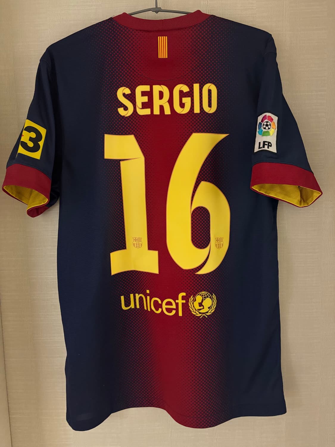 12-13 바르셀로나 홈 부스케츠 유니폼 정품 상품이미지1