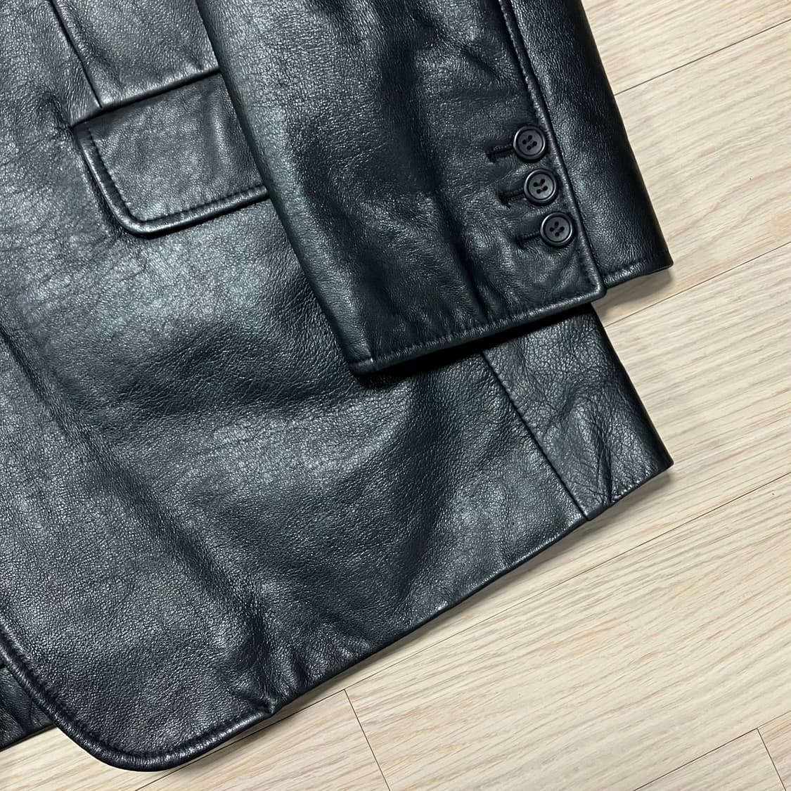 [PaulSmith] 폴스미스 런던 램스킨 양가죽 자켓 블랙 상품이미지4