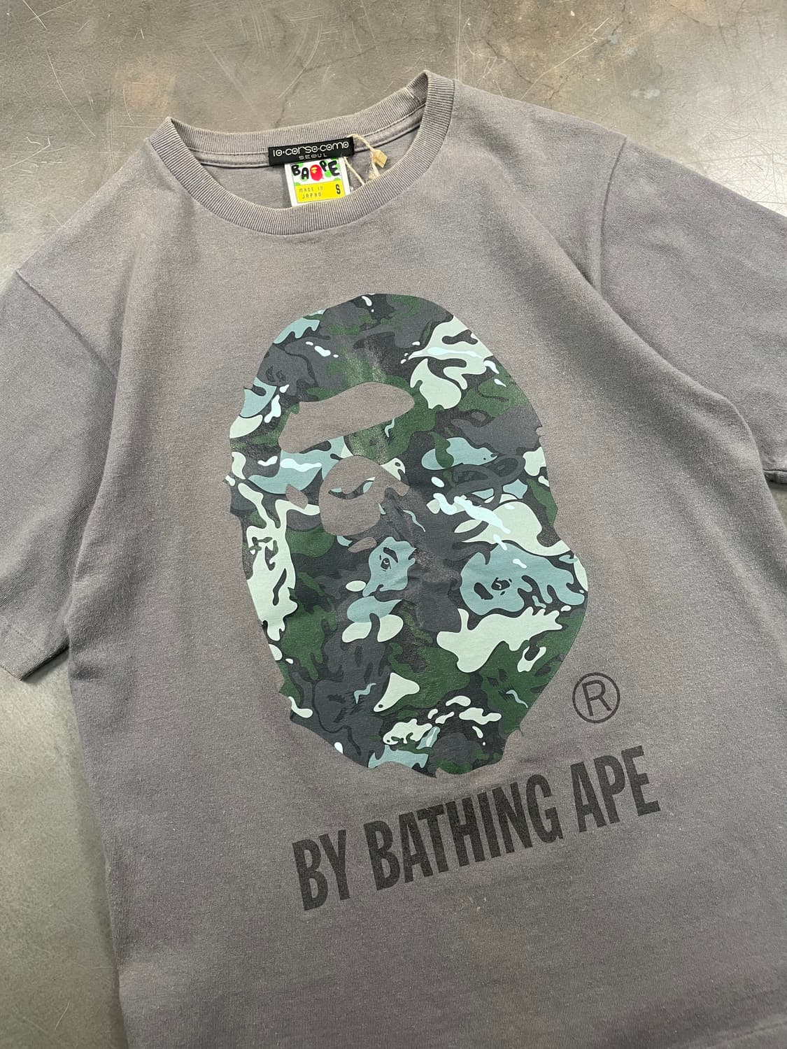 베이프 10꼬르소꼬모 사루 반팔 티셔츠 상품이미지2