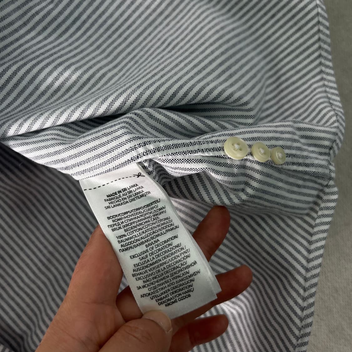 95 폴로랄프로렌 신형라벨 스트라이프 셔츠  상품이미지6