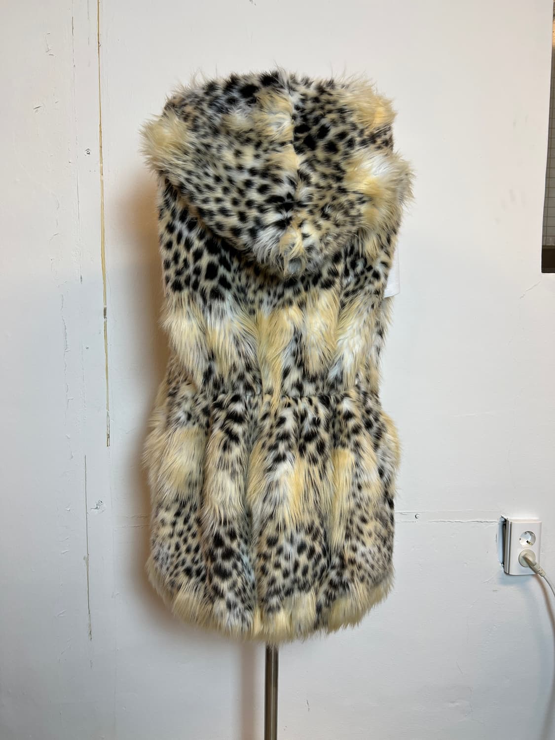 O107 빈티지 모리/러블리/펑크/Y2K 엣지퍼베스트 F 상품이미지3