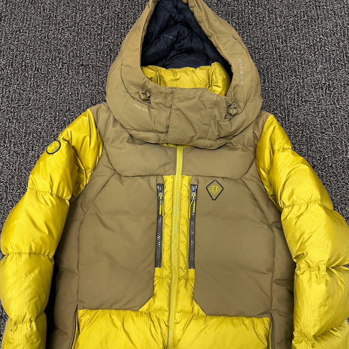 코오롱 스포츠 구스다운 여성 패딩 옐로우 90(S) 상품이미지2