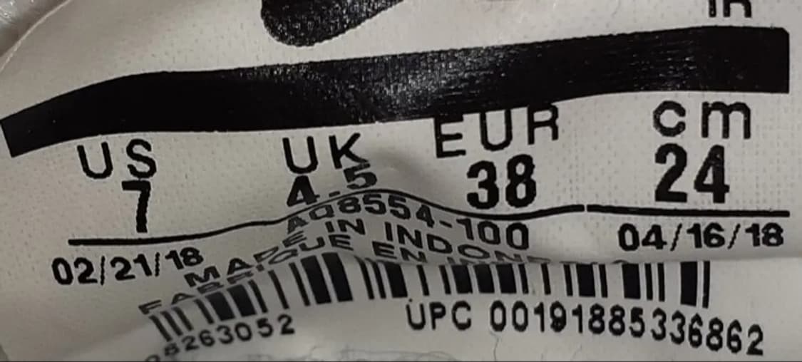 나이키 샥스 그래비티 올 화이트 240 상품이미지8