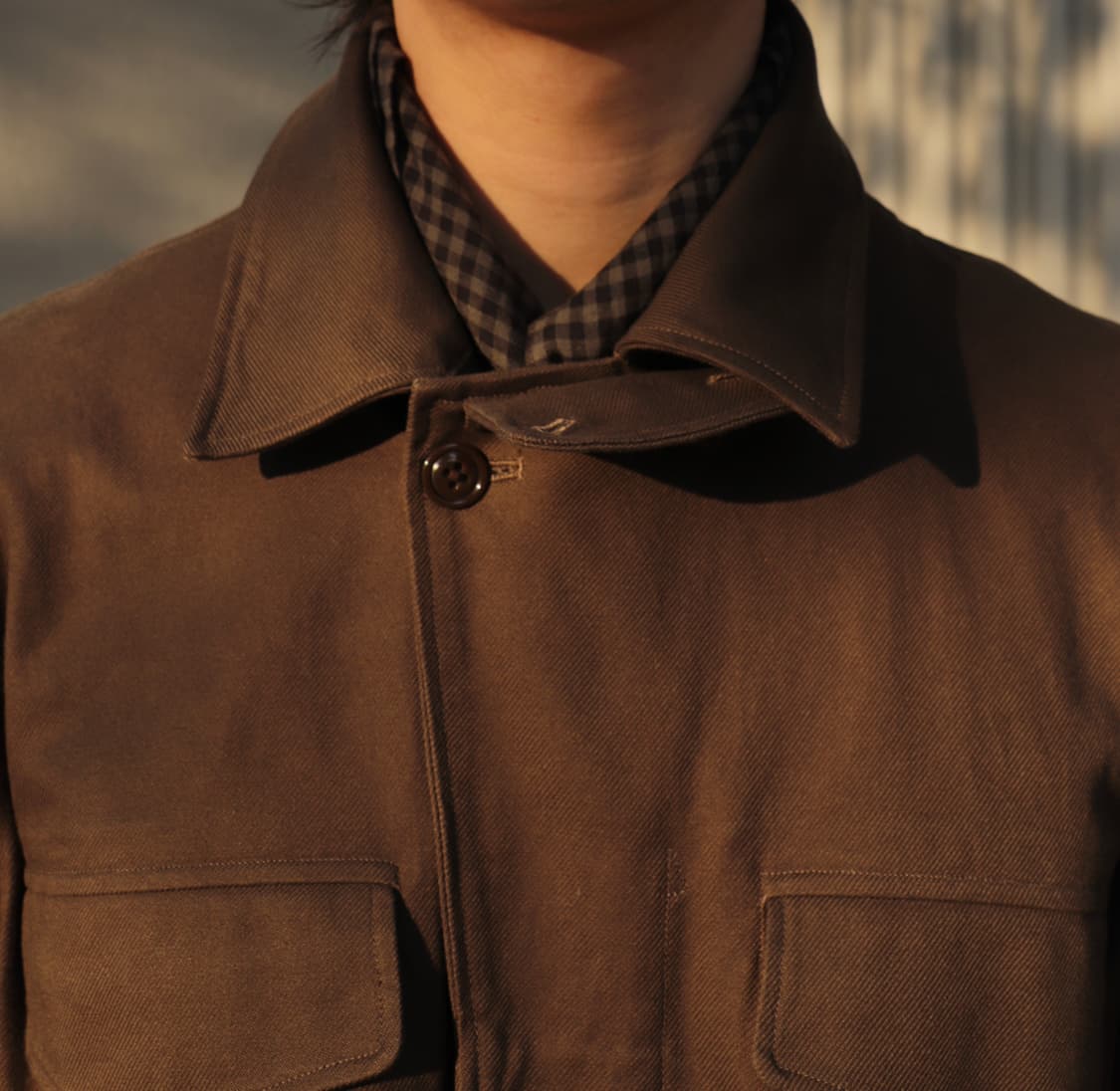 ts(s) 코튼 린넨 체크 스카프 상품이미지9