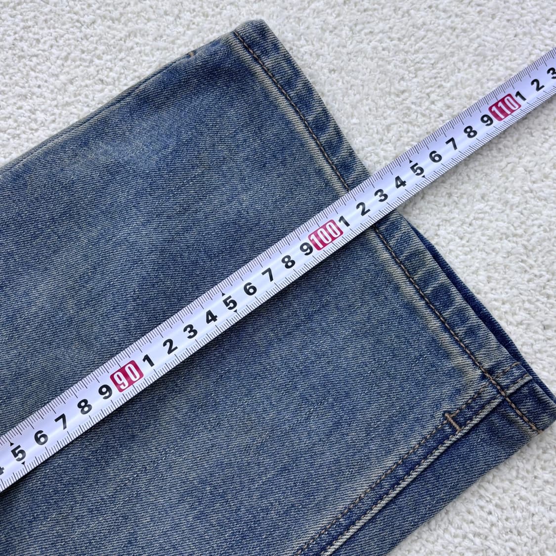 34 무신사스탠다드 빈티지 데님 팬츠 0317E 상품이미지7